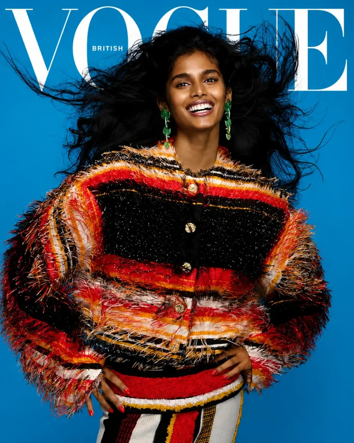 Bhavitha Mandava wearing Chanel for British Vogue Bhavitha Mandava