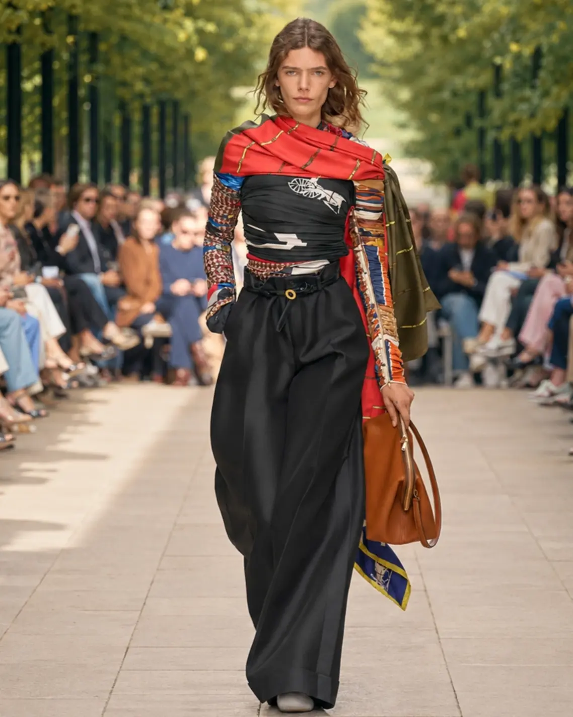 The Carré Takes Control In The Spring 2026 Scarf Trend