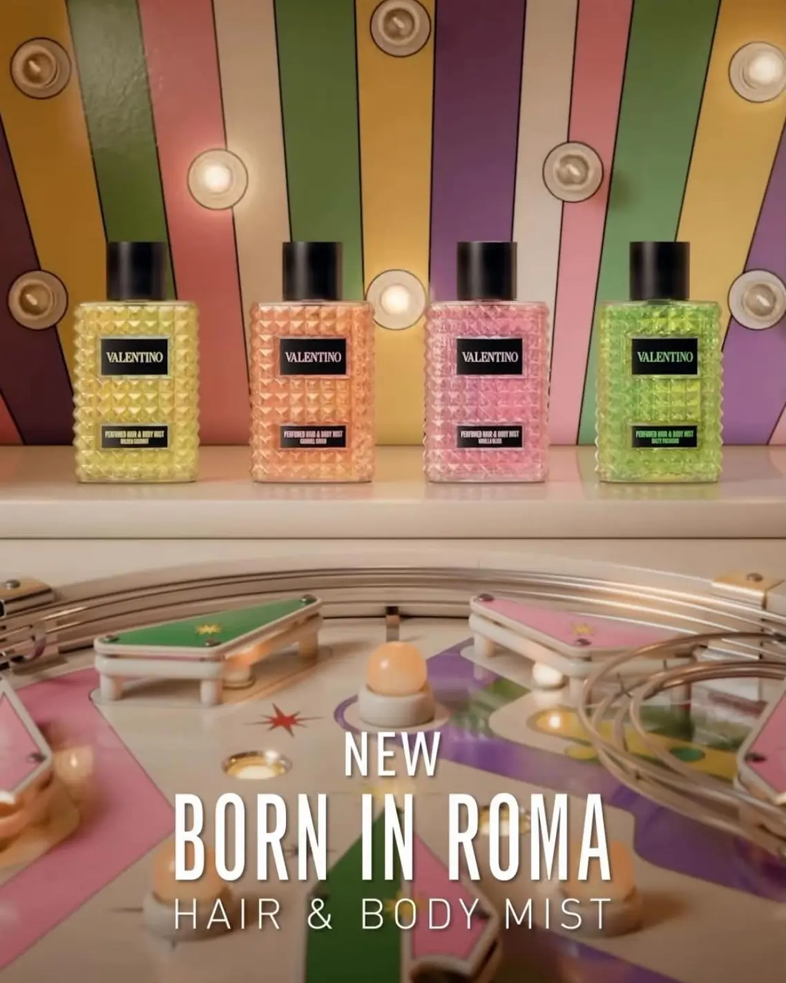 Valentino Expands Born in Roma Collection Into Hair & Body Mists
