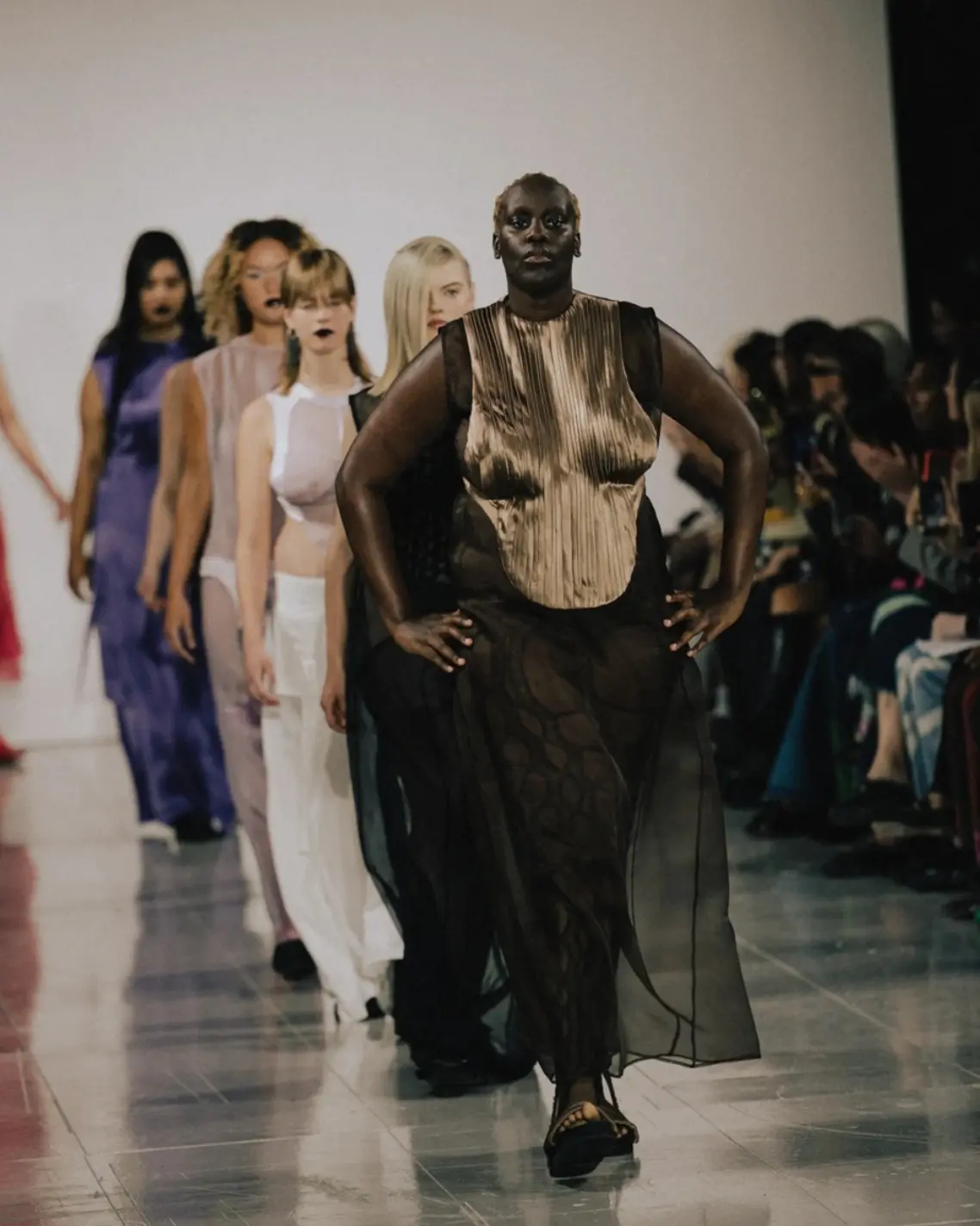 Sinéad O'Dwyer SS23 fashion week diversity size inclusivity