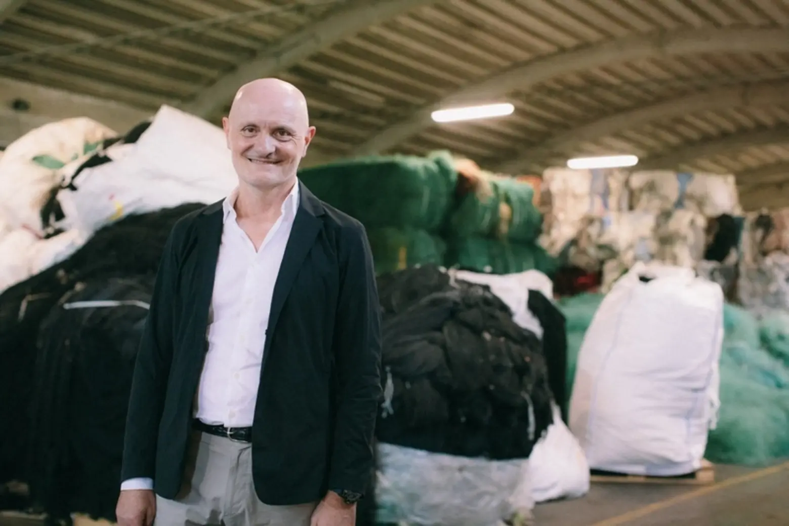 Giulio Bonazzi, chairman and CEO of Aquafil Prada Re-Nylon ECONYL 3