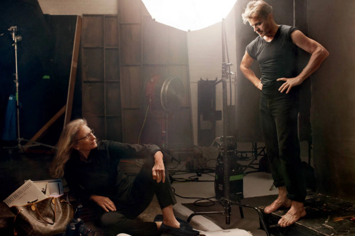 Behind the Scenes, Annie Leibovitz and Mikhail Baryshnikov Annie Leibovitz 9