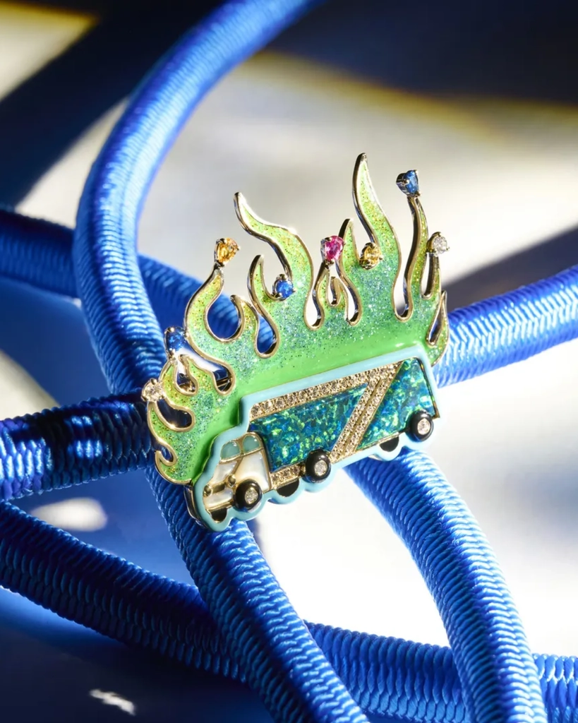 Francesca Villa’s On The Road With 18K Gold