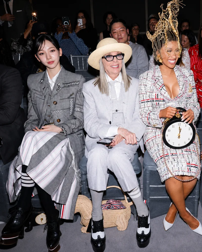 aespa's Karina with Diane Keaton and Cardi B conquest of art 7