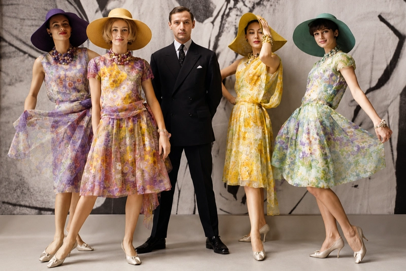 Marc Bohan's first Christian Dior collection (Spring-Summer 1961) Marc Bohan At Dior 2