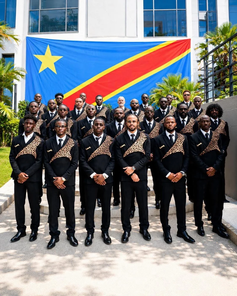 DR Congo Football Team The DR Congo Leopard Suit As an Always Loaded Garment