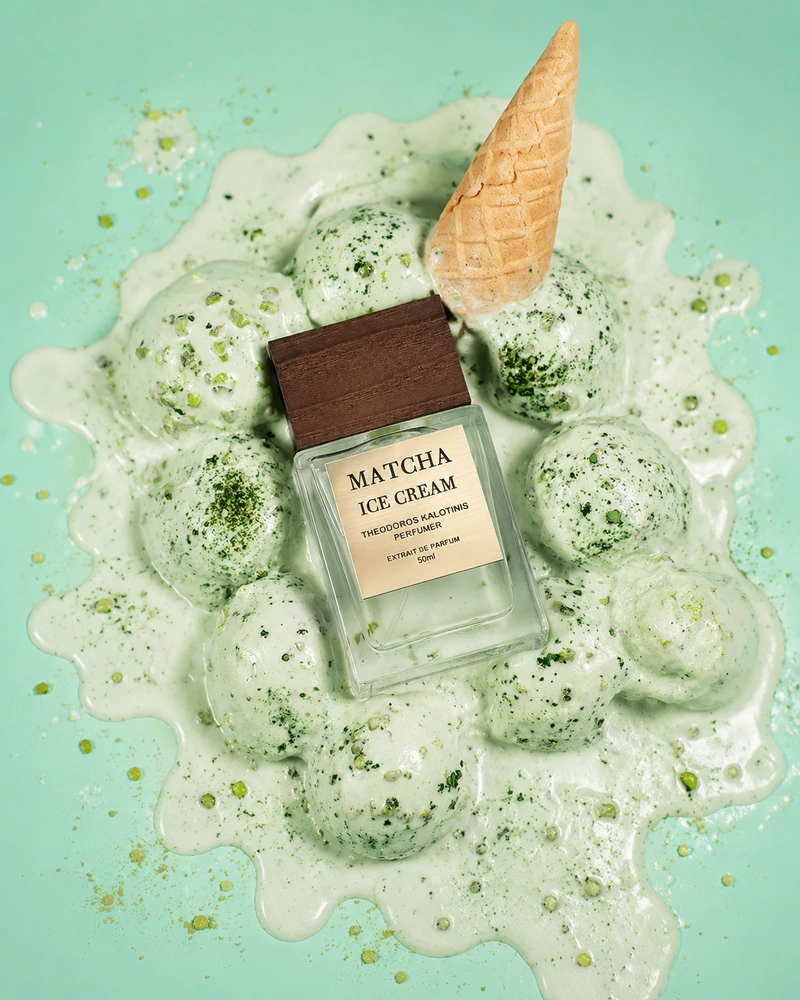 Theodoros Kalotinis: Matcha Ice Cream Matcha Perfumes Feel Like Rituals on Skin 1