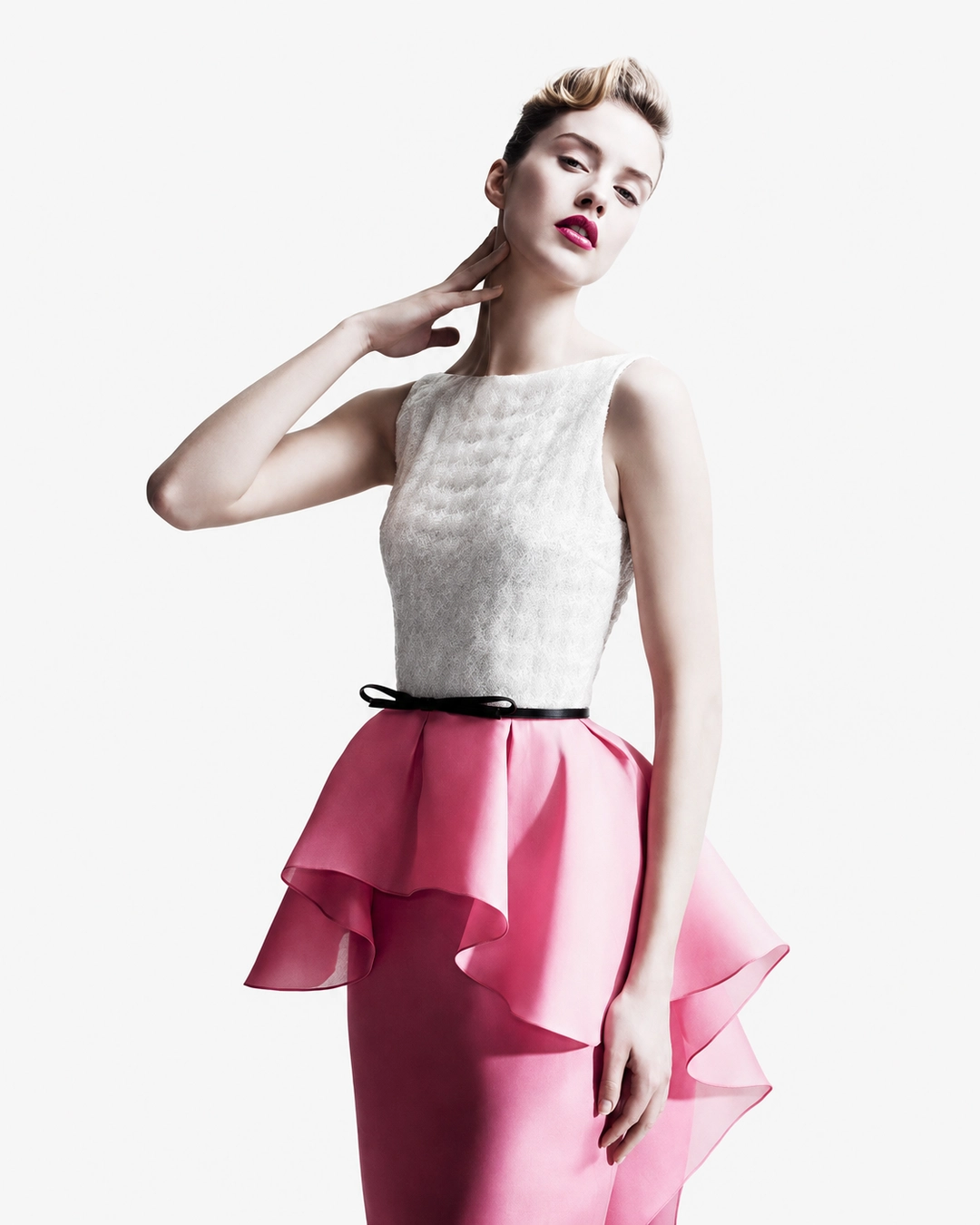 Jason Wu couture dress 50s style ending