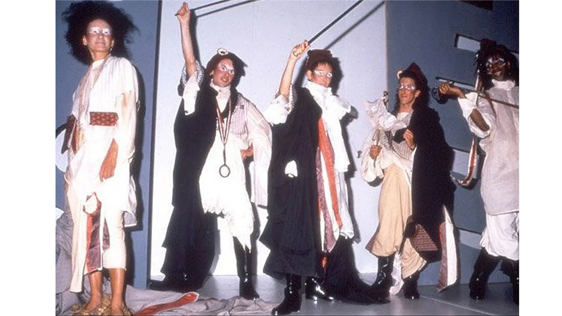 John Galliano and his Les Incroyables 1984 collection John Galliano's Les Incroyables 1984 collection