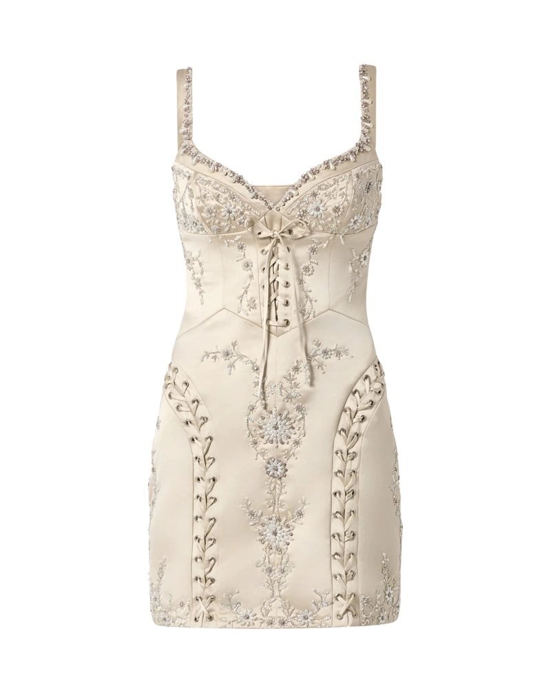 Clio Peppiatt Brigitte Mini Dress Radiant Devotion