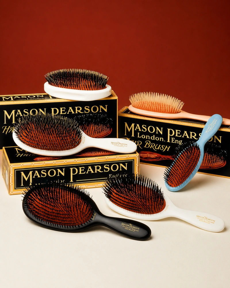 Mason Pearson The Luxury Hairbrush Made Scalp Care Bougie 5
