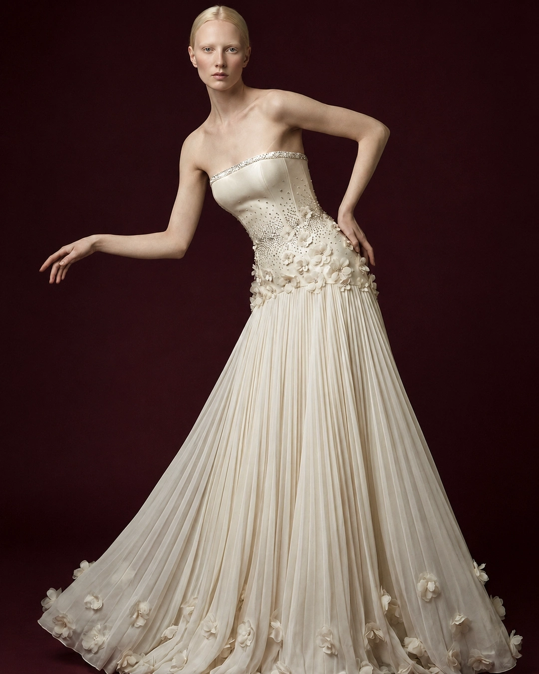 SIMO wedding gown princess line 10
