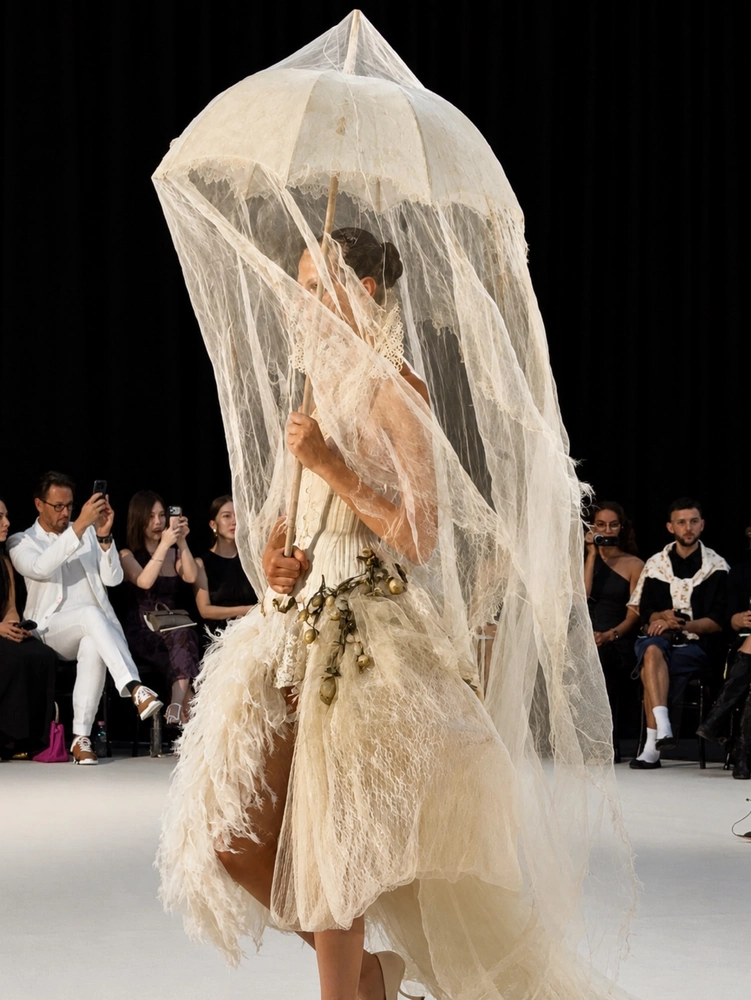 Mohammed Ashi Made the Ghosts Waltz Through Fall 2026 Couture
