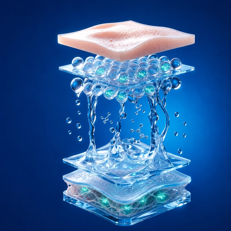 How Mineral Ions Participate in the Skin’s Water System Electrolytes in skincare 10