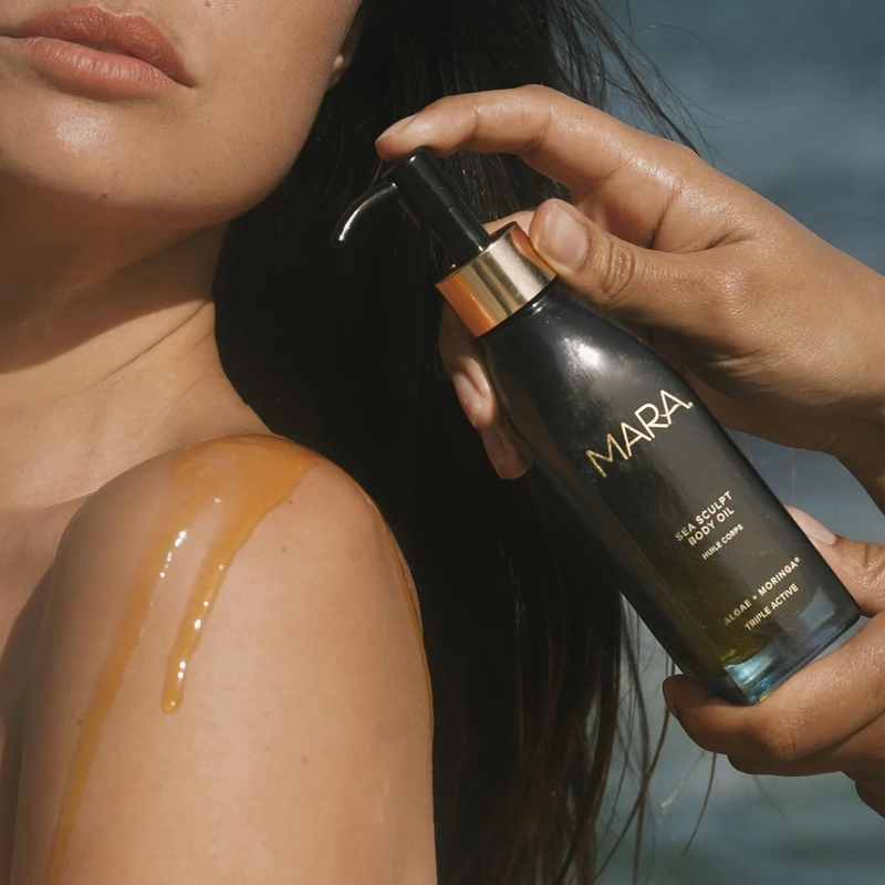 Mara Algae + Moringa Sea Sculpt Body Oil Body Oil Turns Bare Skin Into a Smooth Operator