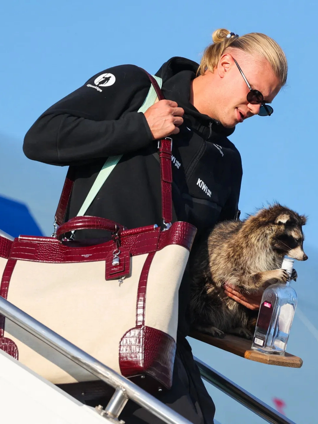 Erling Haaland Brought a Raccoon Home From the World Cup