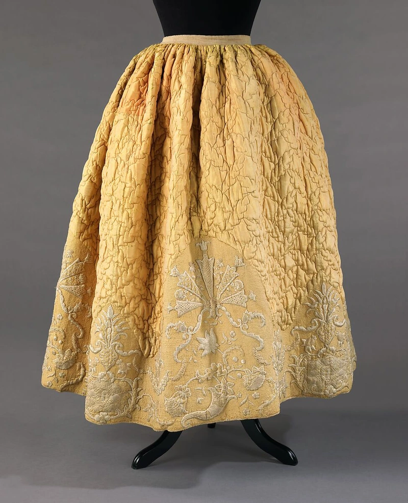 18th century Swedish petticoat Why Quilted Fabric Holds a Unique Place in Fashion 21