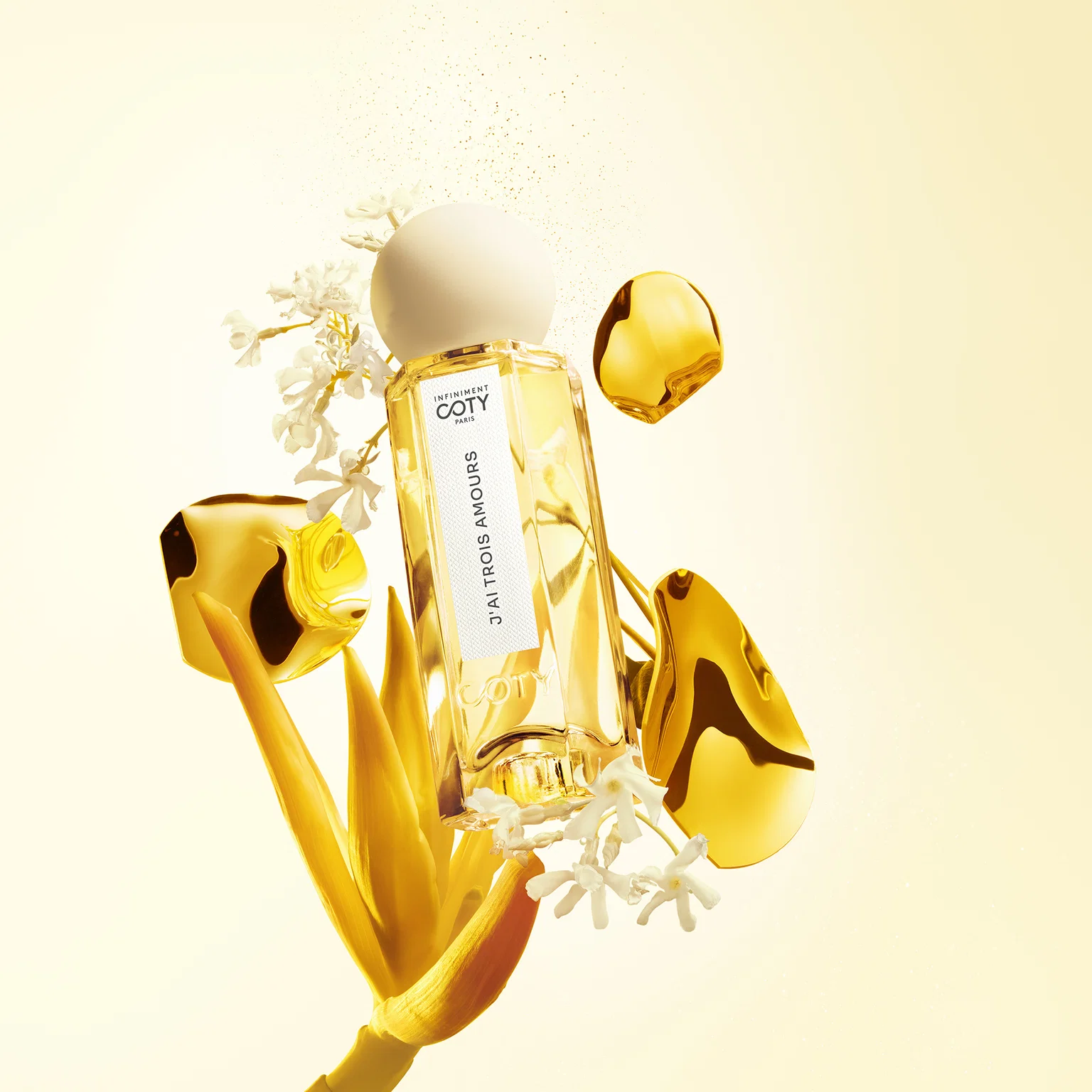 Infiniment Coty Paris J'AI TROIS AMOURS Parfum banana-scented perfume 5