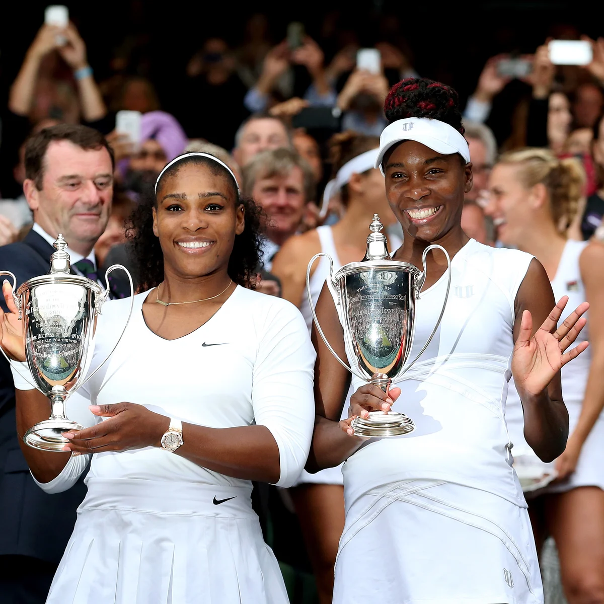 Serena Williams and Venus Williams, 2016 How White at Wimbledon Became a Century of Style 6