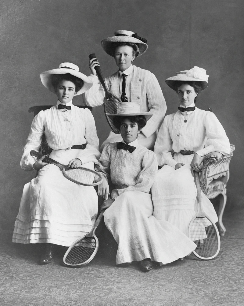 Female tennis players, 1907 How White at Wimbledon Became a Century of Style