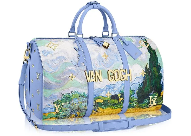 Vincent Van Gogh "Starry Night" on the Keepall Bandouliere bag Vincent Van Gogh "Starry Night" on the Keepall Bandouliere bag