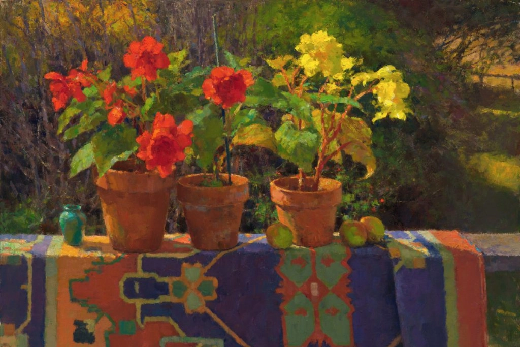 Jim McVicker, Begonias and Sunlight (2021) RC Salon Exhibition, cultural events