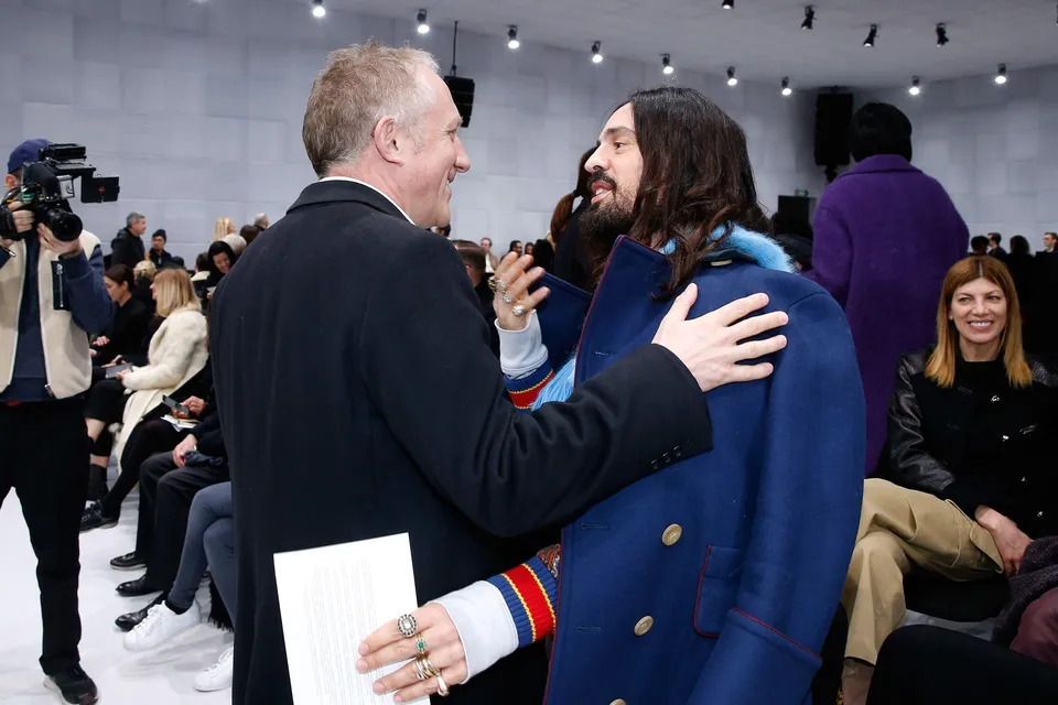 Francois-Henri Pinault and Alessandro Michele Alessandro Michele Made Maximalism Feel Necessary 1