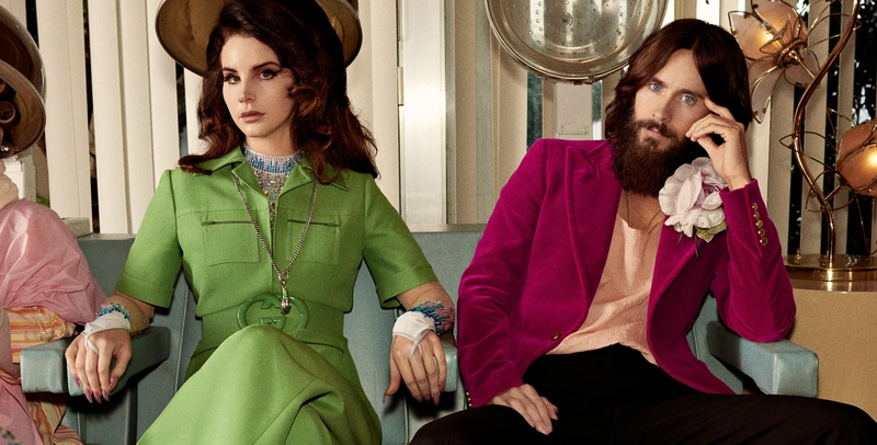 Lana Del Rey and Jared Leto in Gucci Guilty ad, 2019 Alessandro Michele Made Maximalism Feel Necessary 24