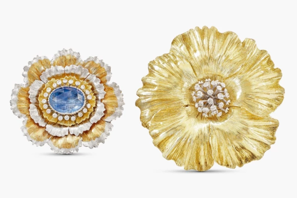 Sapphire and Diamond Brooch; and Gold Brooch | Estimate: 80,000 - 160,000 HKD Buccellati