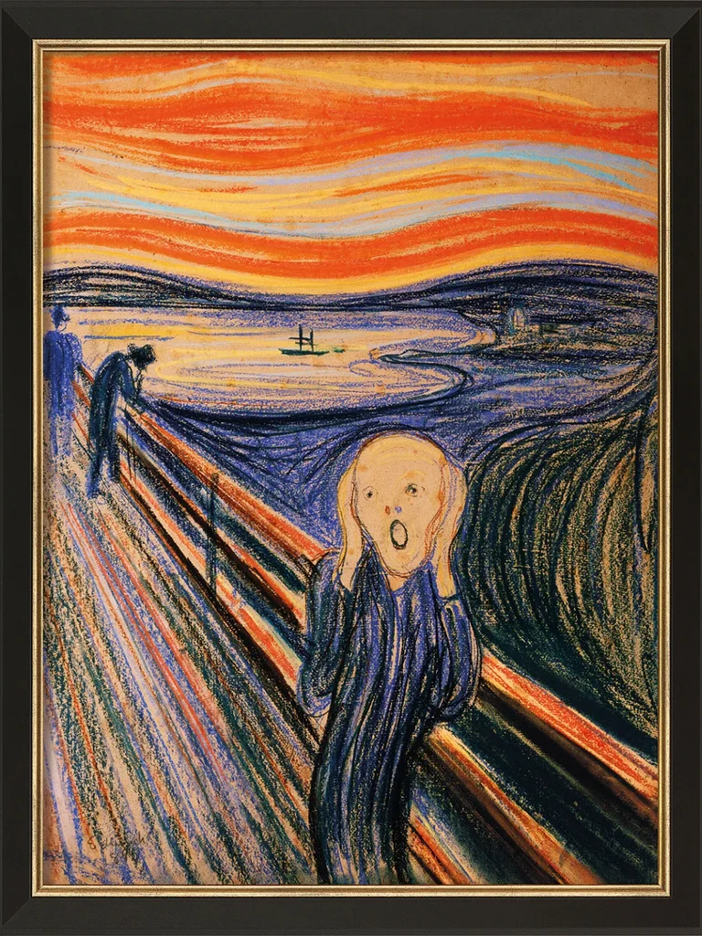 The 1895 pastel version of The Scream Expressionism