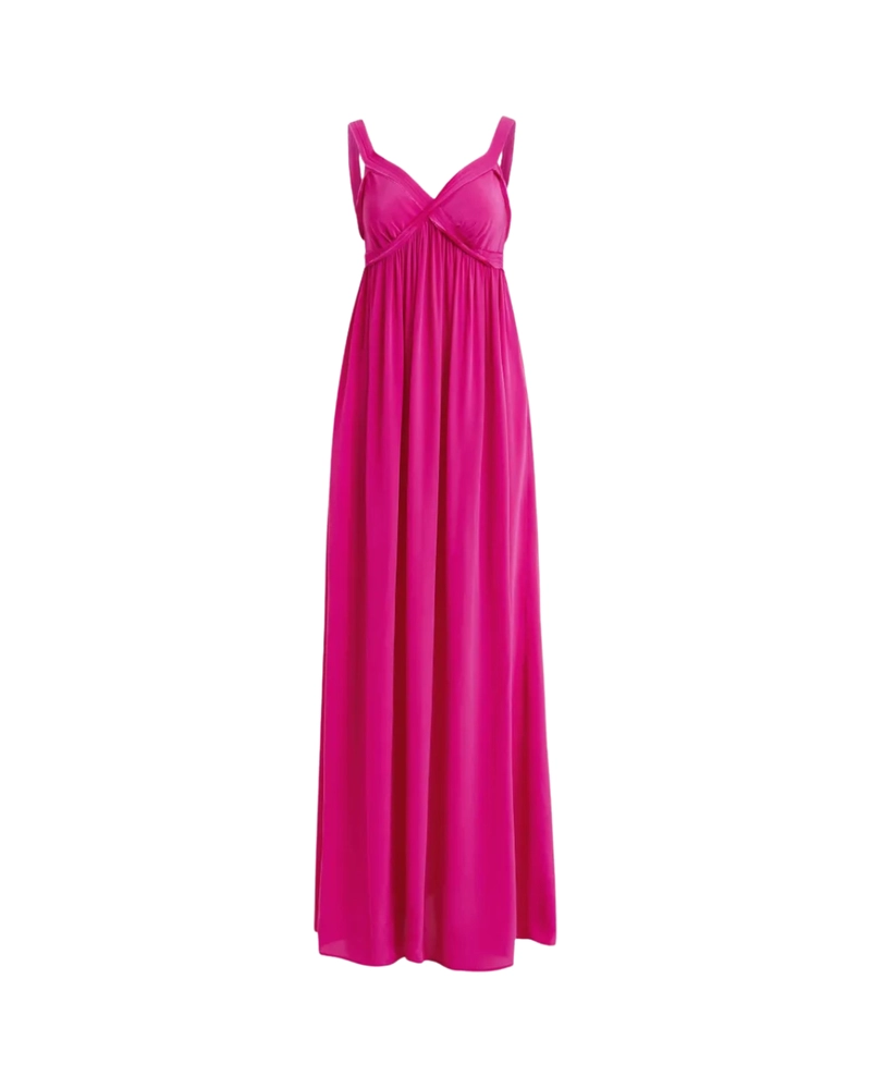 Essentiel Antwerp Empire Dress Midnight Orchid