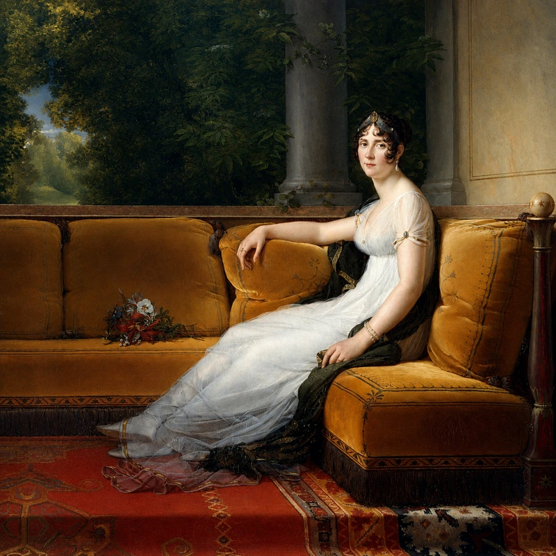 Empress Josephine at Malmaison holding a Kashmir Shawl, 1801 Cashmere Fabric: Luxury Begins Beneath a Goat’s Fur 15