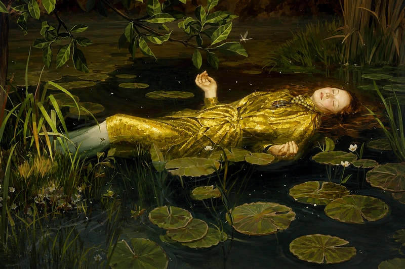 Gucci Spring 2018 campaign Wading in Swamp Green Shallows 3