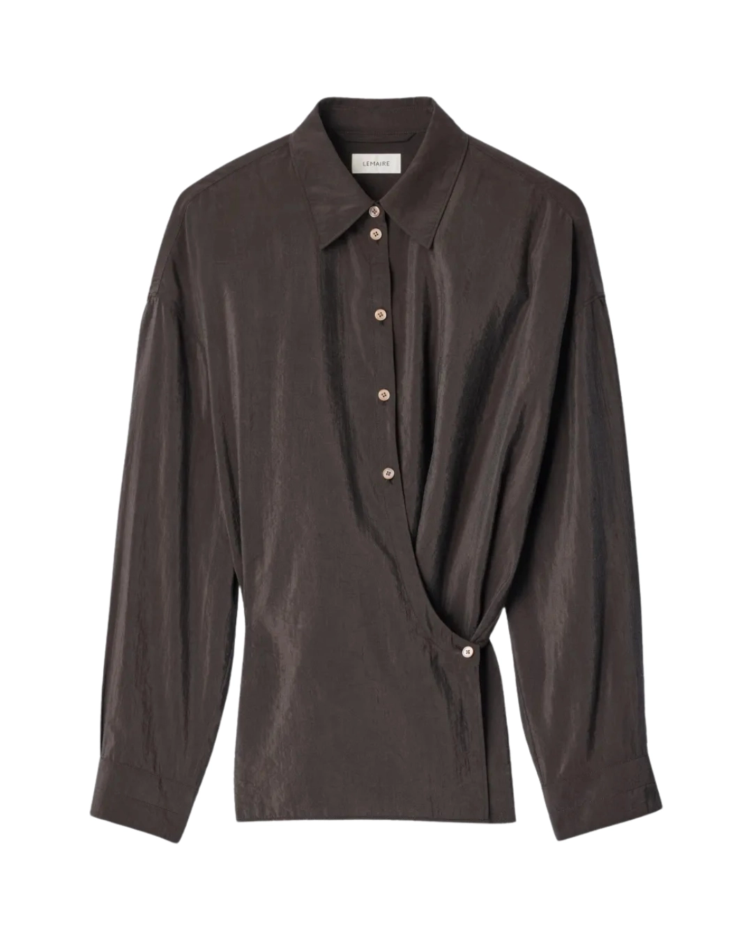 Lemaire Wrap-style Long-Sleeve Shirt front row