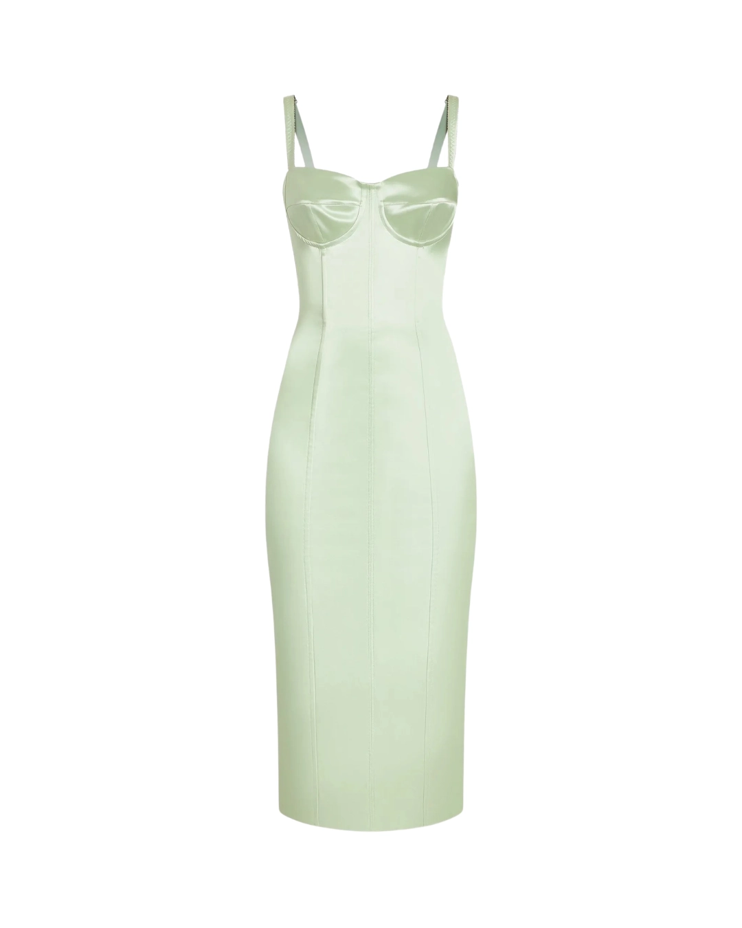 Dolce & Gabbana Satin Calf-Length Corset Dress after hours