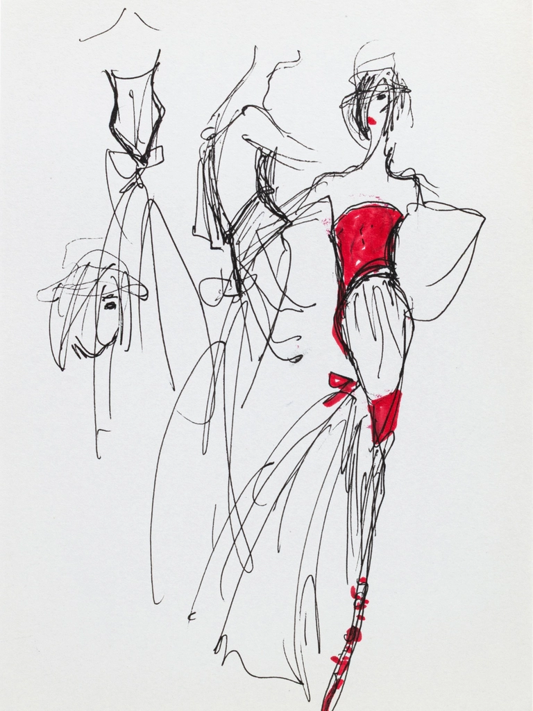 Karl Lagerfeld’s Sketches Auctioned