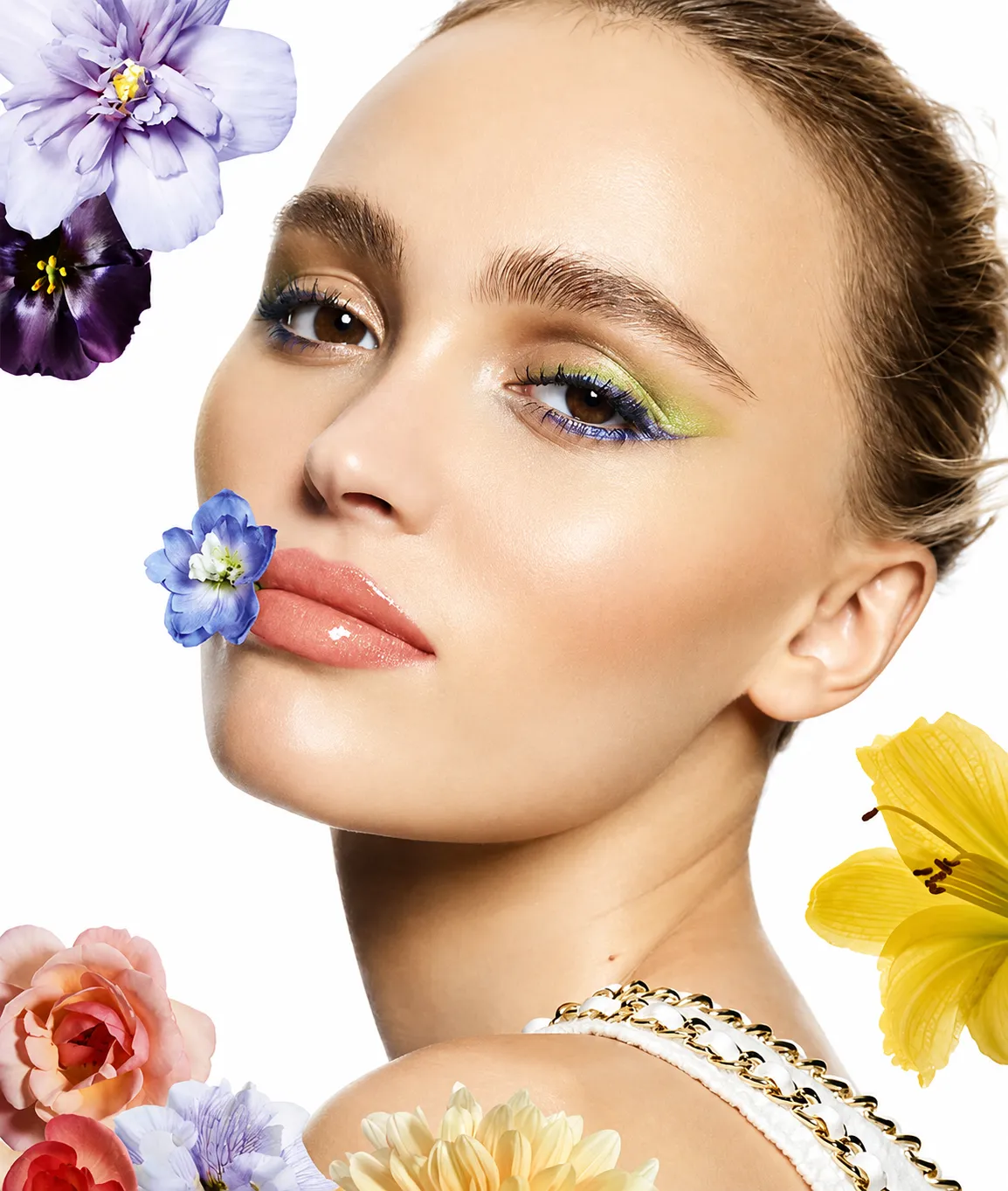 Ammy Drammeh Lily-Rose Depp - The face of the Jardin Imaginaire collection