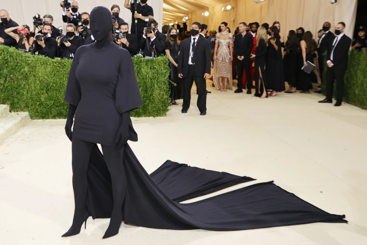 Kim Kardashian at the 2021 Met Gala Demna Gvasalia e