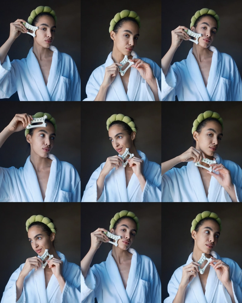 Xirü Face and Body Gua Sha Face Wrapping Looks Funny Until the Reveal 3