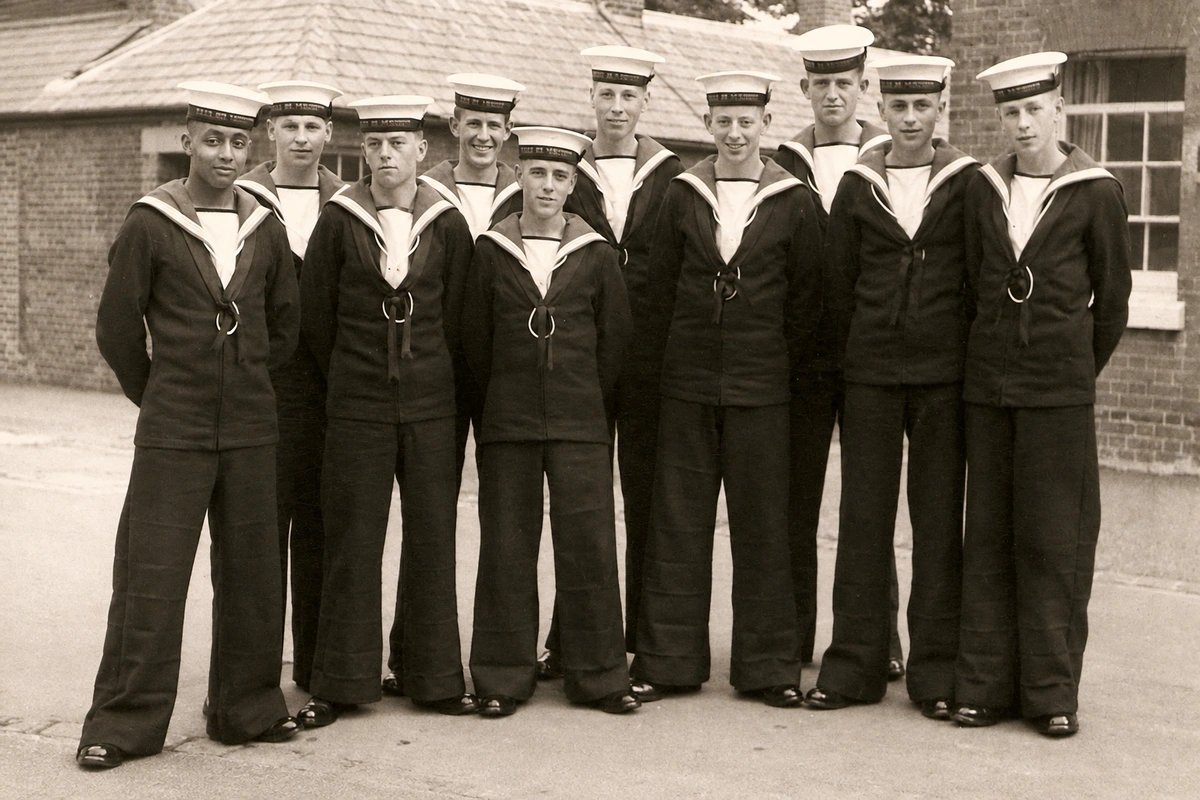 Navy's Bell-Bottoms flared jeans