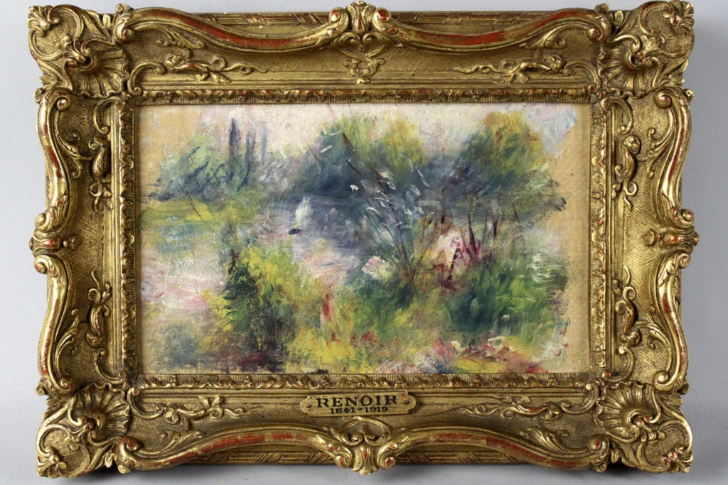 Paysage Bords de Seine by Renoir art heist