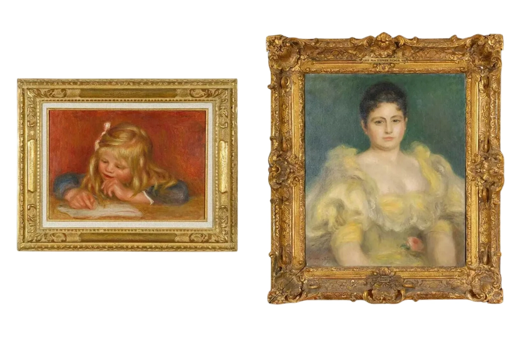 Coco Reading and Portrait of Madame Stephen Pichon art heist