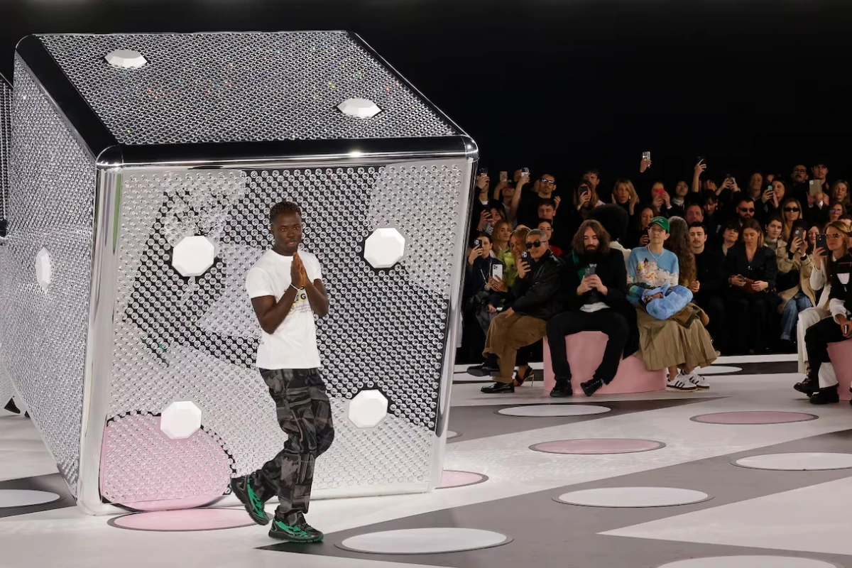 Ib Kamara's final bow at Off-White Fall 2024 Ib Kamara