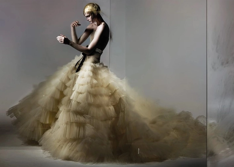 Harper's Bazaar Italia, April 2025 Tulle Fabric 22