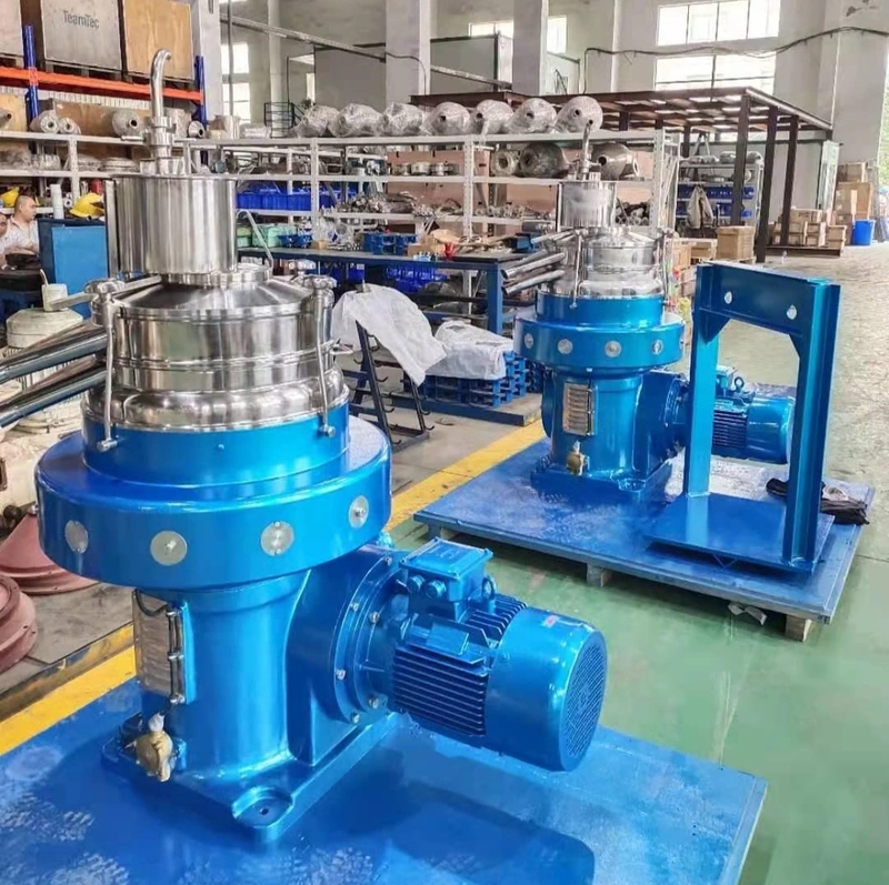 Industrial centrifuge machinery used to concentrate natural rubber latex Latex Fabric 0