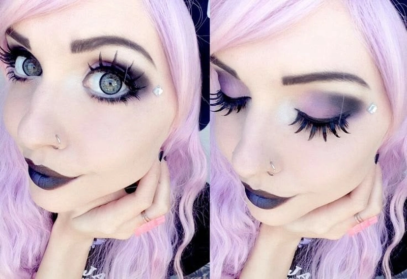 Alexa Poletti, 2014 Y2K Goth Makeup 12