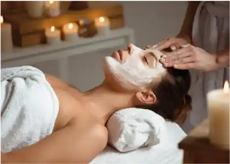 Spa facial treatment