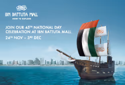Join our 45th National Day celebrations at Ibn Battuta Mall