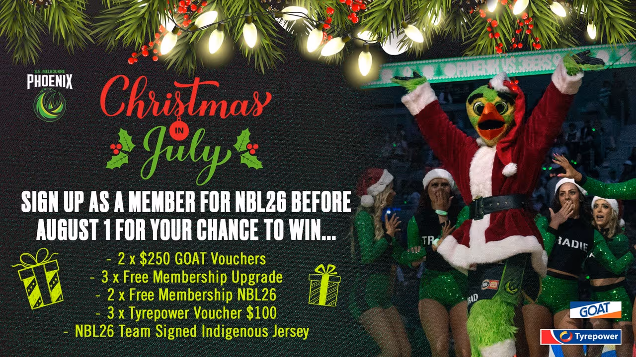 Xmas in July is back! Sign up to a Phoenix Membership and win BIG!