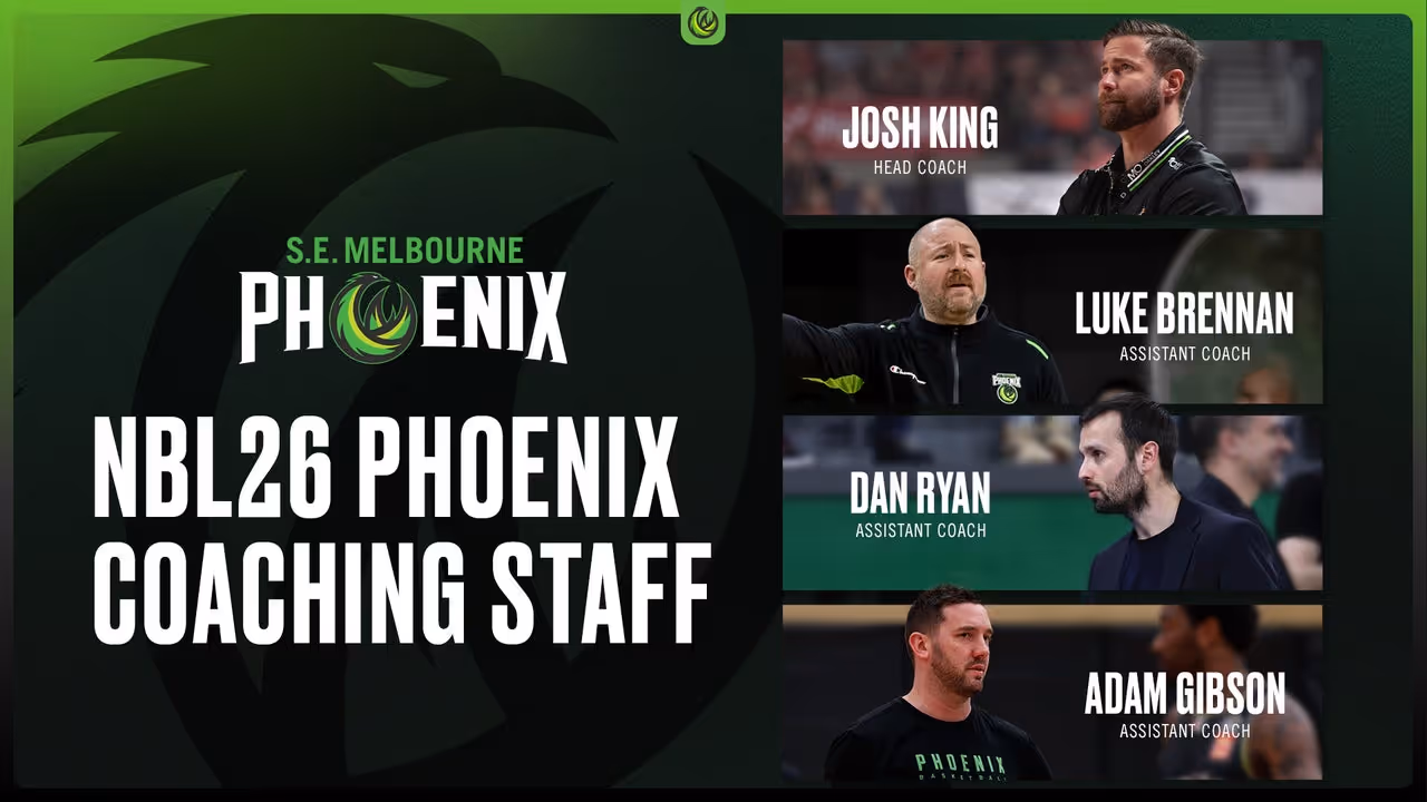Phoenix finalise coaching panel for NBL26